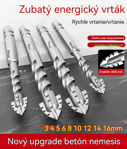🥇Super tvrdi nazubljeni rezač, sedma generacija ekscentričnog bušača od volfram čelika 【3+4+5+6+8+10+12+14+16 mm】