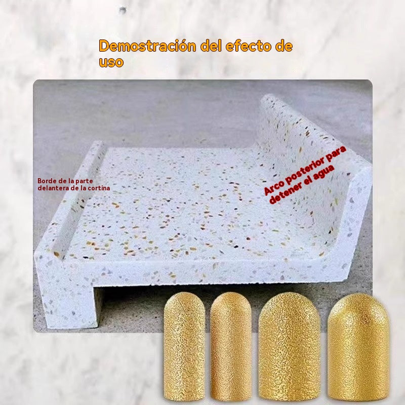 💥Oferta especial (4 PCS)💥Cabezal de pulido redondo soldado al vacío abrasivo