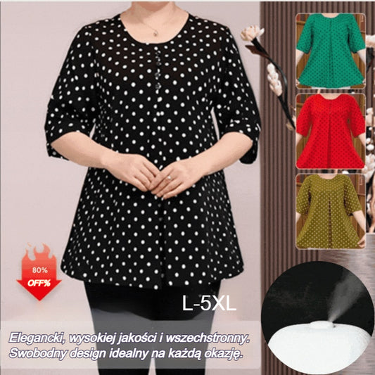 ✨【-50% ZNIŻKI】💞【L-5XL】Nowa jesienna koszula 2026 w grochy