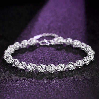 😀👉💖🐰Нова гривна с късметлийски заек от сребро 925