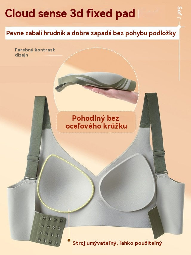 😍【Časovo obmedzená polovičná cena】Dámska jednodielna podprsenka s kosticami ❤️【2 kusy】