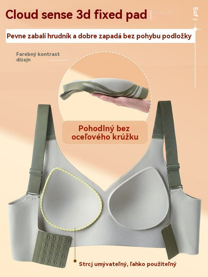 😍【Časovo obmedzená polovičná cena】Dámska jednodielna podprsenka s kosticami ❤️【2 kusy】