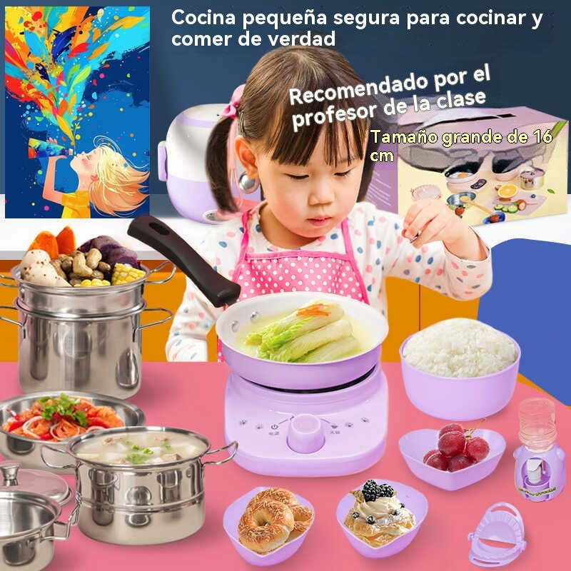 🎁【El mejor regalo para los niños】🍳 Mini juguetes de cocina para niños