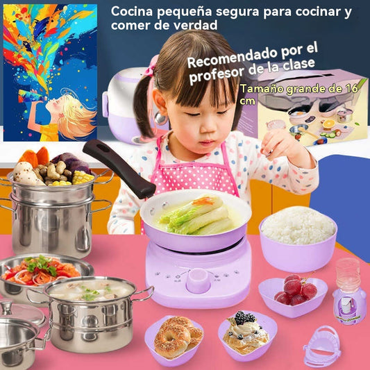 🎁【El mejor regalo para los niños】🍳 Mini juguetes de cocina para niños