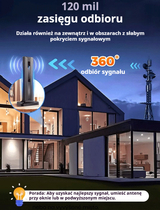🔥Nowość -50% 🔥 Wewnętrzny odbiornik telewizji cyfrowej HD 🌐