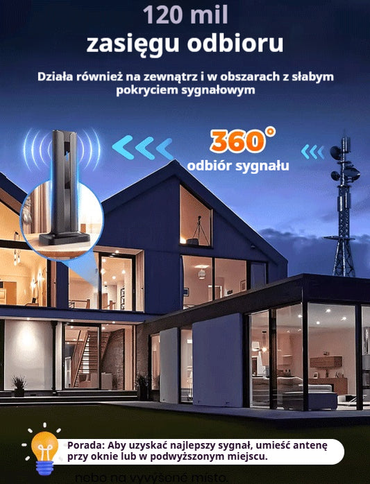 🔥Nowość -50% 🔥 Wewnętrzny odbiornik telewizji cyfrowej HD 🌐
