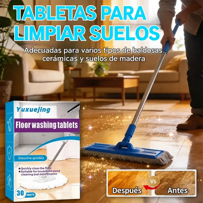 🧹 90 pastillas limpiadoras para suelos – eliminación eficaz de manchas y aroma fresco 🌿