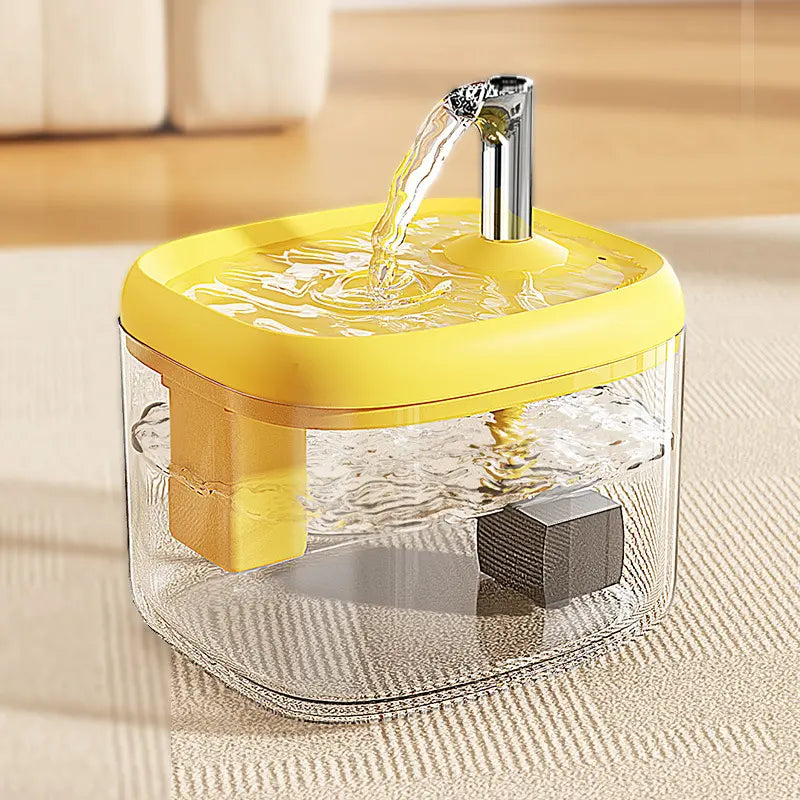 Dispensador de agua para mascotas ilent con cuenco de PET apto para alimentos 🐾 Agua fresca, fluida y perfecta para bebedores exigentes ✨