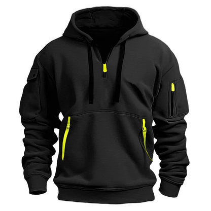 【S-5XL】Pánske mikiny s kapucňou na zips a viacvreckové mikiny   3752467
