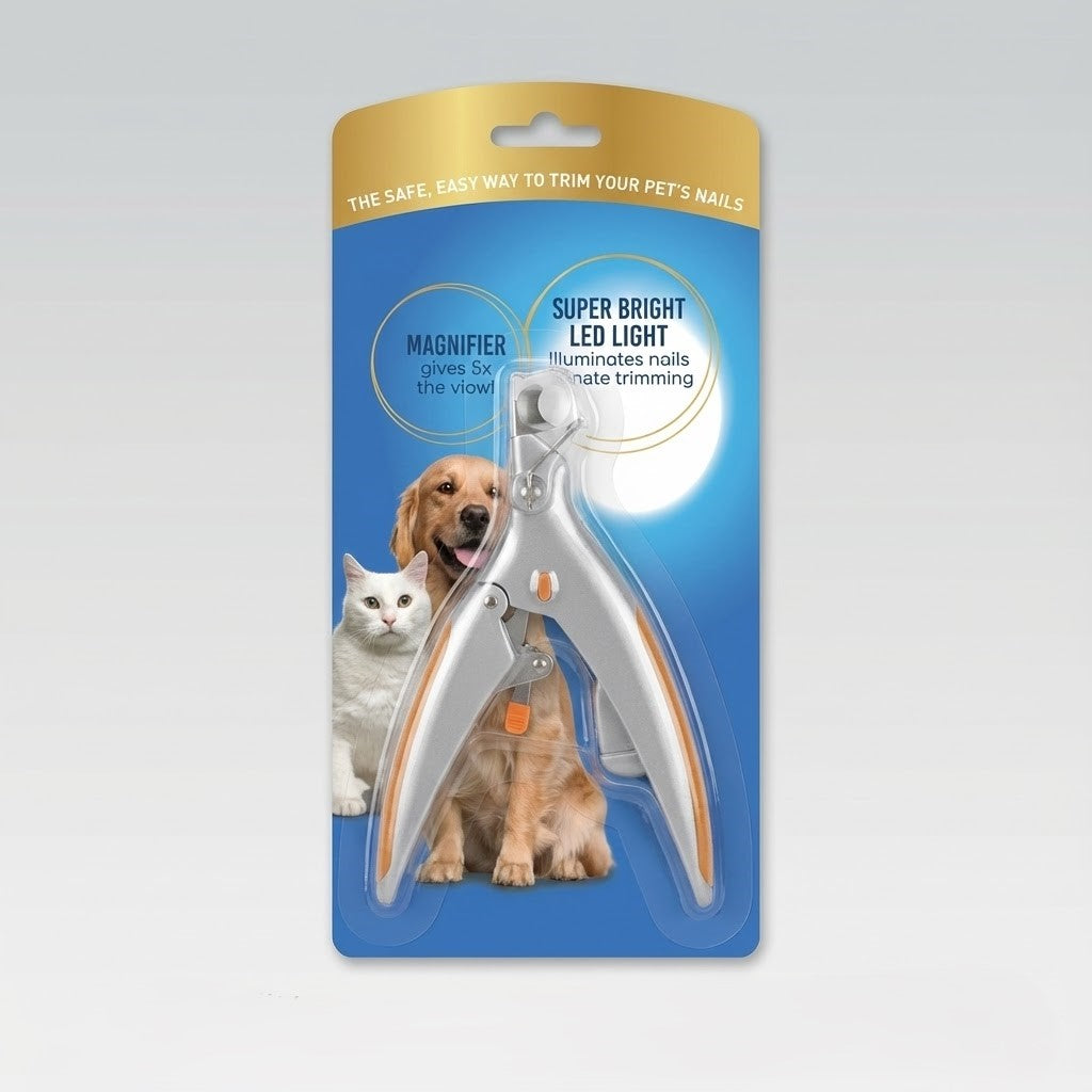 LED osvětlení - kleštičky na drápy pro kočky a psy