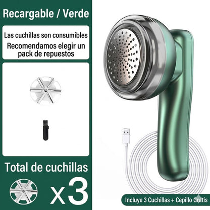 👚✨ Quitapelusas eléctrico portátil multifuncional quitapelusas profesional para prendas de lana punto y algodón 👕🧥🧶